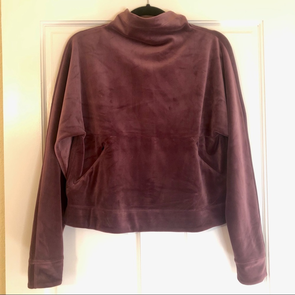 Prana Velour Mock Neck Pullover